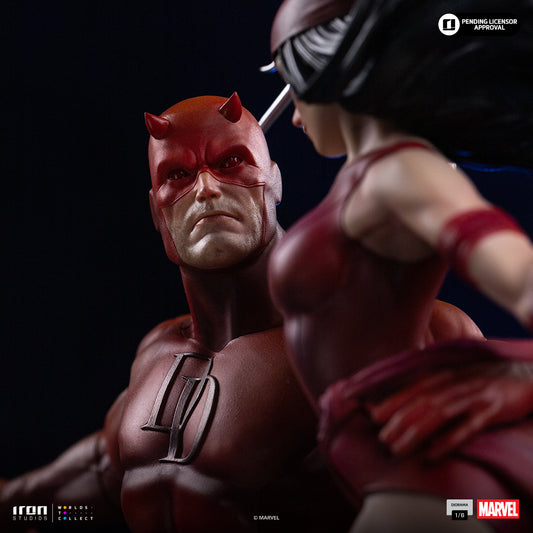 Pre-Order - Statue Daredevil and Elektra - Marvel Comics - Diorama 1/6 - Iron Studios