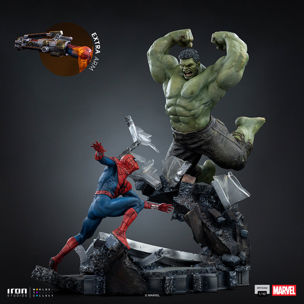 Pre-Order - Statue Spider-Man vs Hulk - Spider-Man: Brand New Day - Art Scale 1/10 - Iron Studios