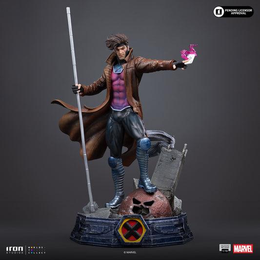 Pre-Order - Statue Gambit Unleashed - X-Men - Art Scale 1/10 - Iron Studios