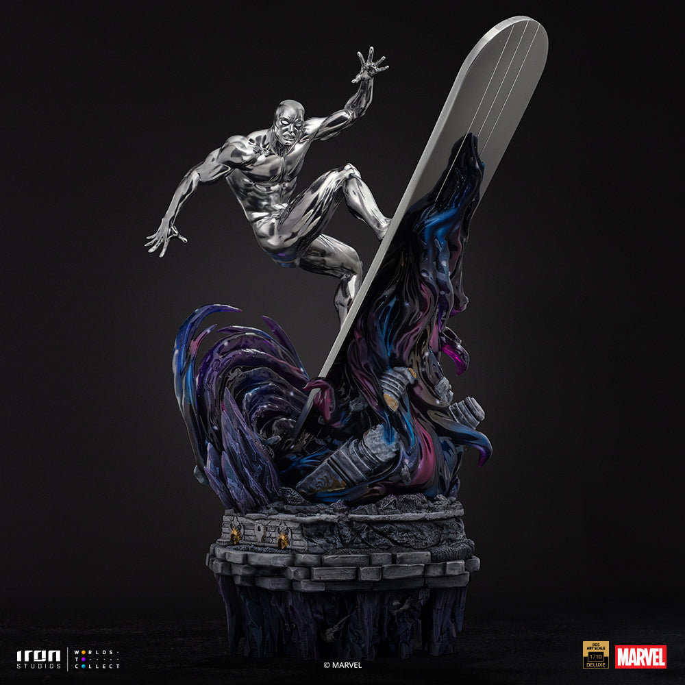 Pre-Order - Statue Silver Surfer Deluxe - Infinity Gauntlet Diorama -BDS Art Scale 1/10 - Iron Studios