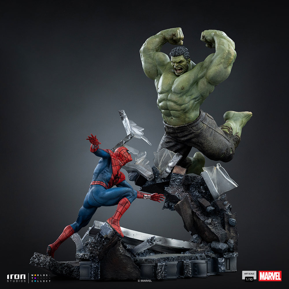 Pre-Order - Statue Spider-Man vs Hulk - Spider-Man: Brand New Day - Art Scale 1/10 - Iron Studios