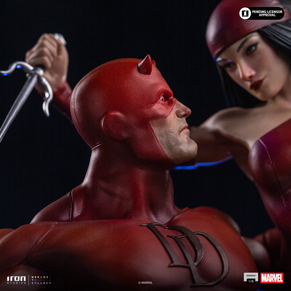 Pre-Order - Statue Daredevil and Elektra - Marvel Comics - Diorama 1/6 - Iron Studios