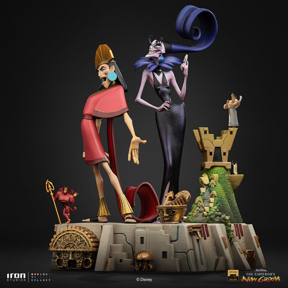 Pre-Order - Statue Kuzko and Yzma - The Emperor's New Groove - Deluxe Art Scale 1/10 - Iron Studios
