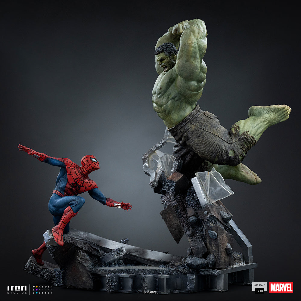 Pre-Order - Statue Spider-Man vs Hulk - Spider-Man: Brand New Day - Art Scale 1/10 - Iron Studios