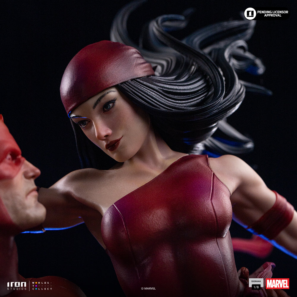Pre-Order - Statue Daredevil and Elektra - Marvel Comics - Diorama 1/6 - Iron Studios