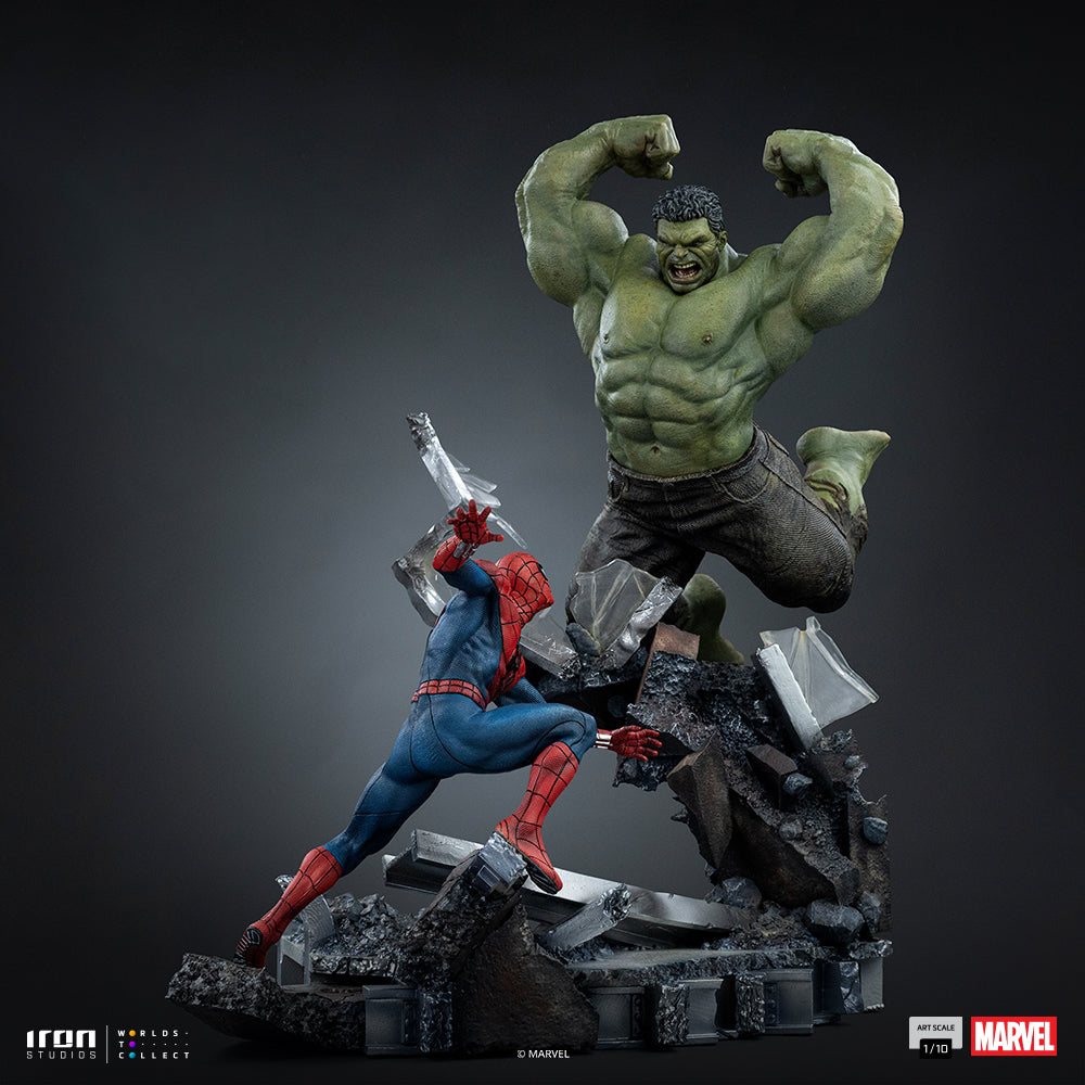 Pre-Order - Statue Spider-Man vs Hulk - Spider-Man: Brand New Day - Art Scale 1/10 - Iron Studios