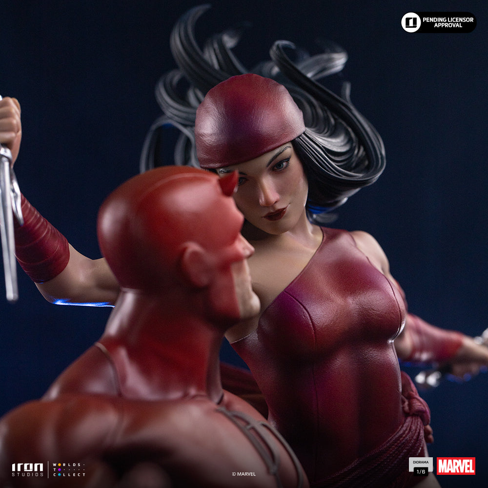 Pre-Order - Statue Daredevil and Elektra - Marvel Comics - Diorama 1/6 - Iron Studios
