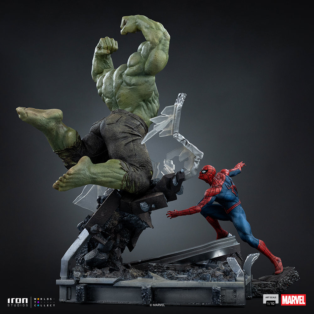 Pre-Order - Statue Spider-Man vs Hulk - Spider-Man: Brand New Day - Art Scale 1/10 - Iron Studios