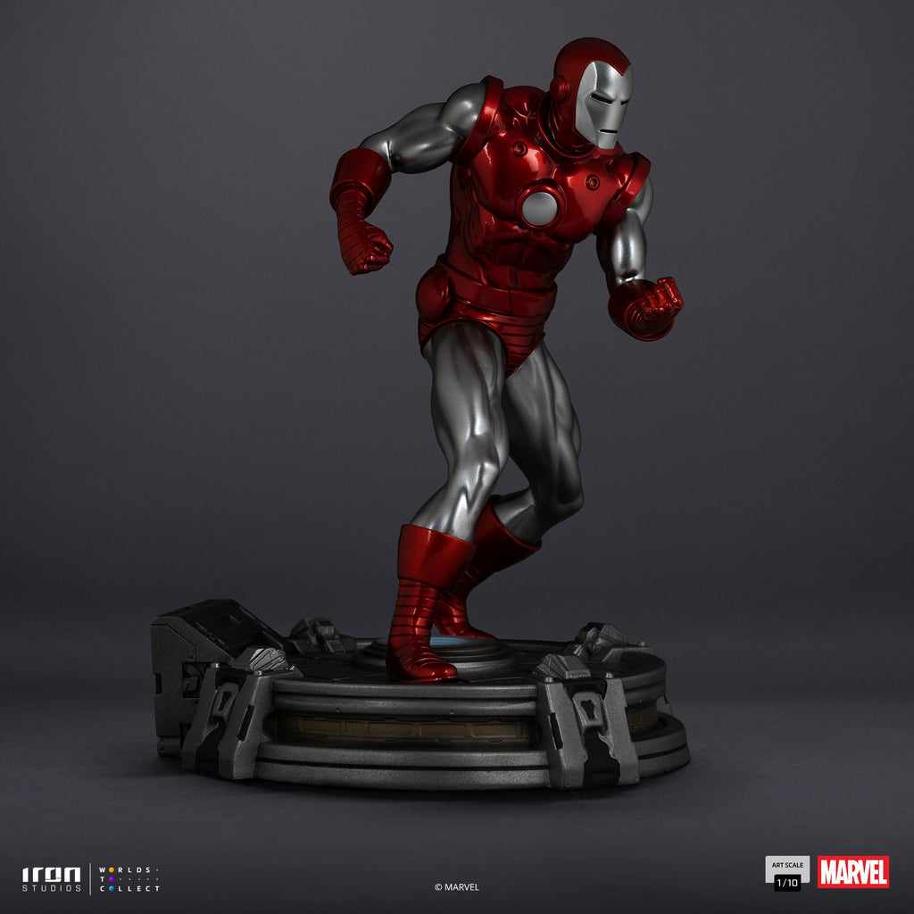 Statue Iron Man Red & Chrome - Marvel Comics - Art Scale 1/10 - Iron Studios