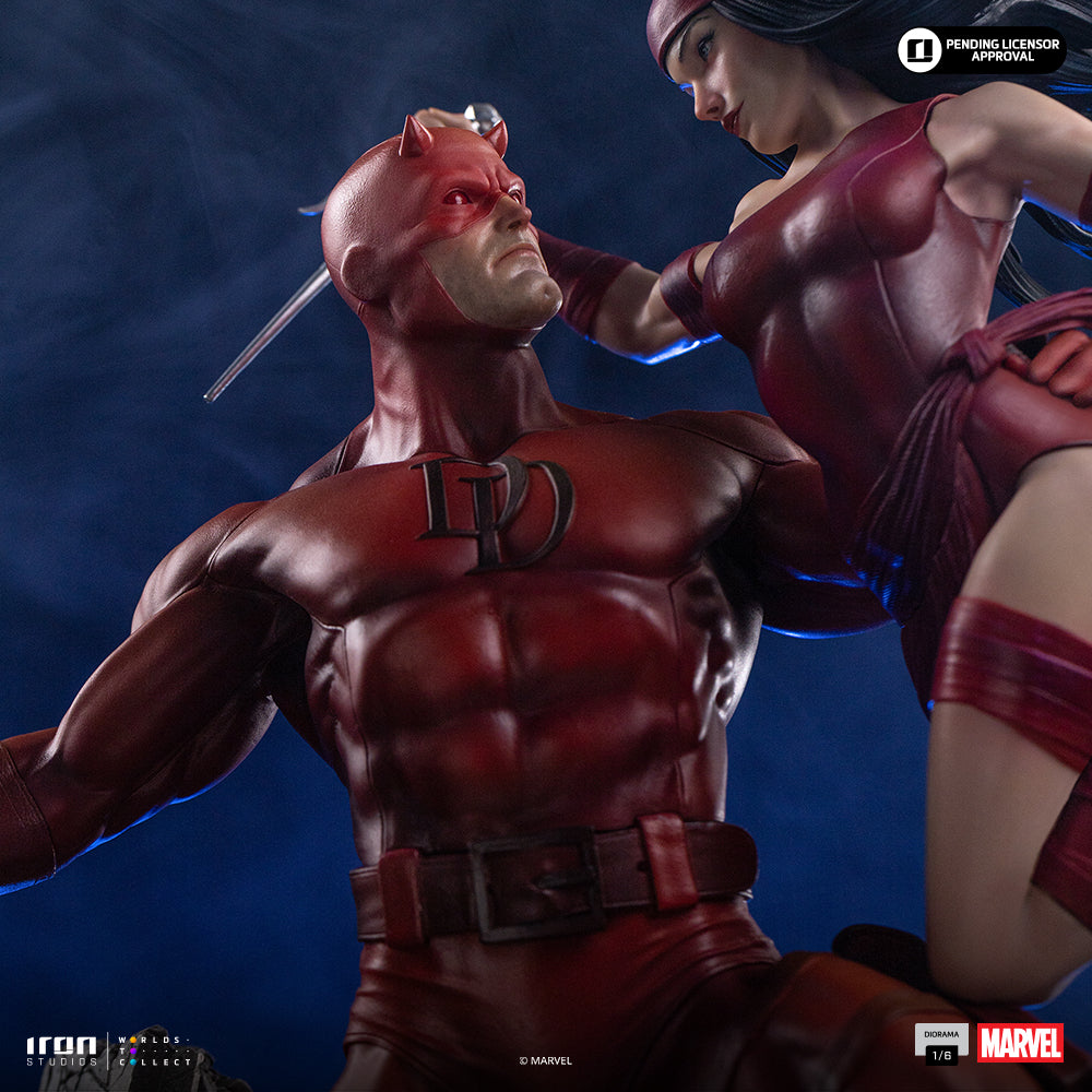 Pre-Order - Statue Daredevil and Elektra - Marvel Comics - Diorama 1/6 - Iron Studios