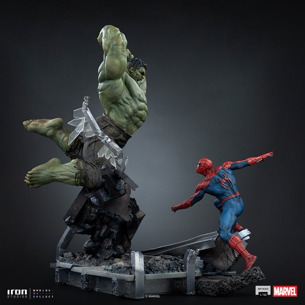 Pre-Order - Statue Spider-Man vs Hulk - Spider-Man: Brand New Day - Art Scale 1/10 - Iron Studios