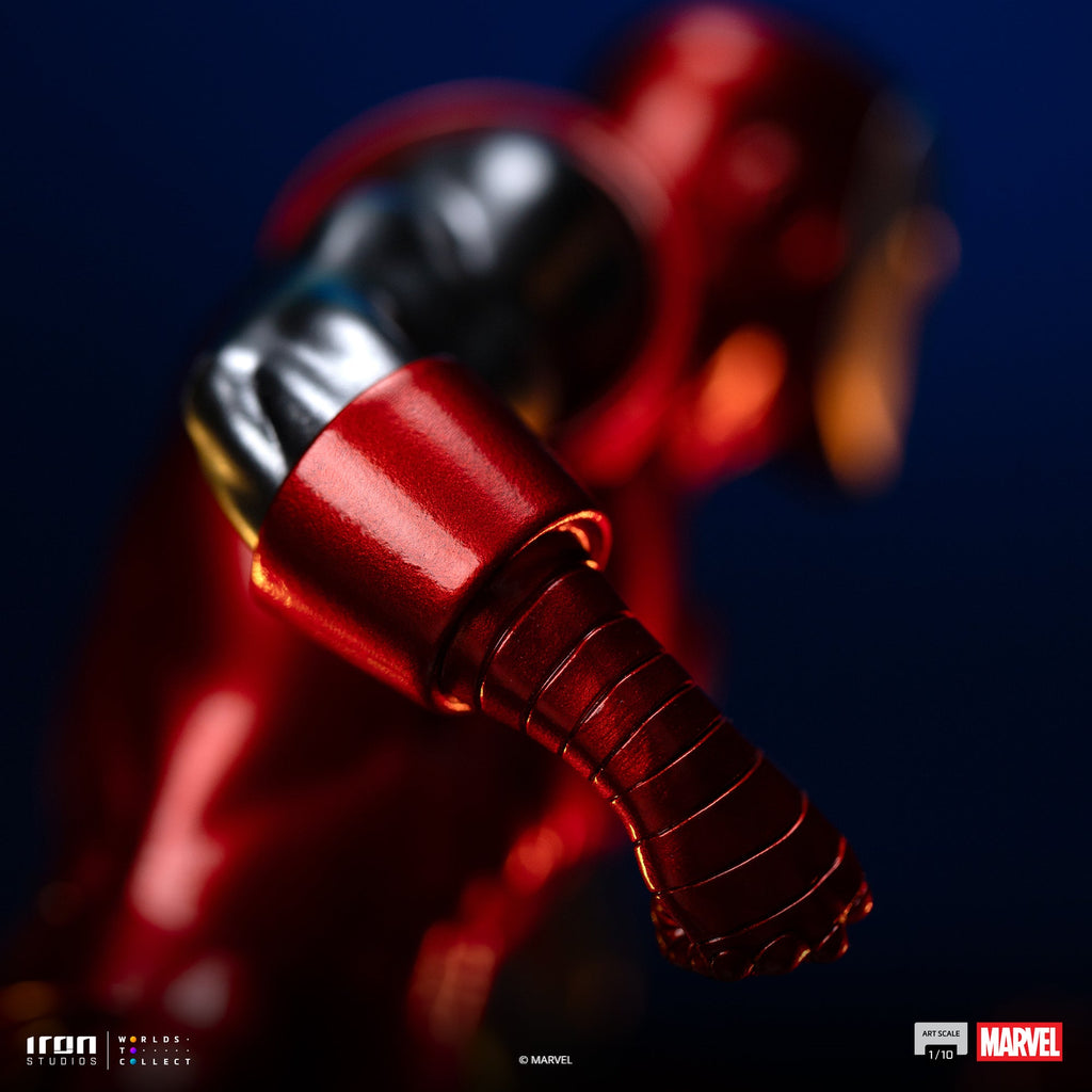 Statue Iron Man Red & Chrome - Marvel Comics - Art Scale 1/10 - Iron Studios