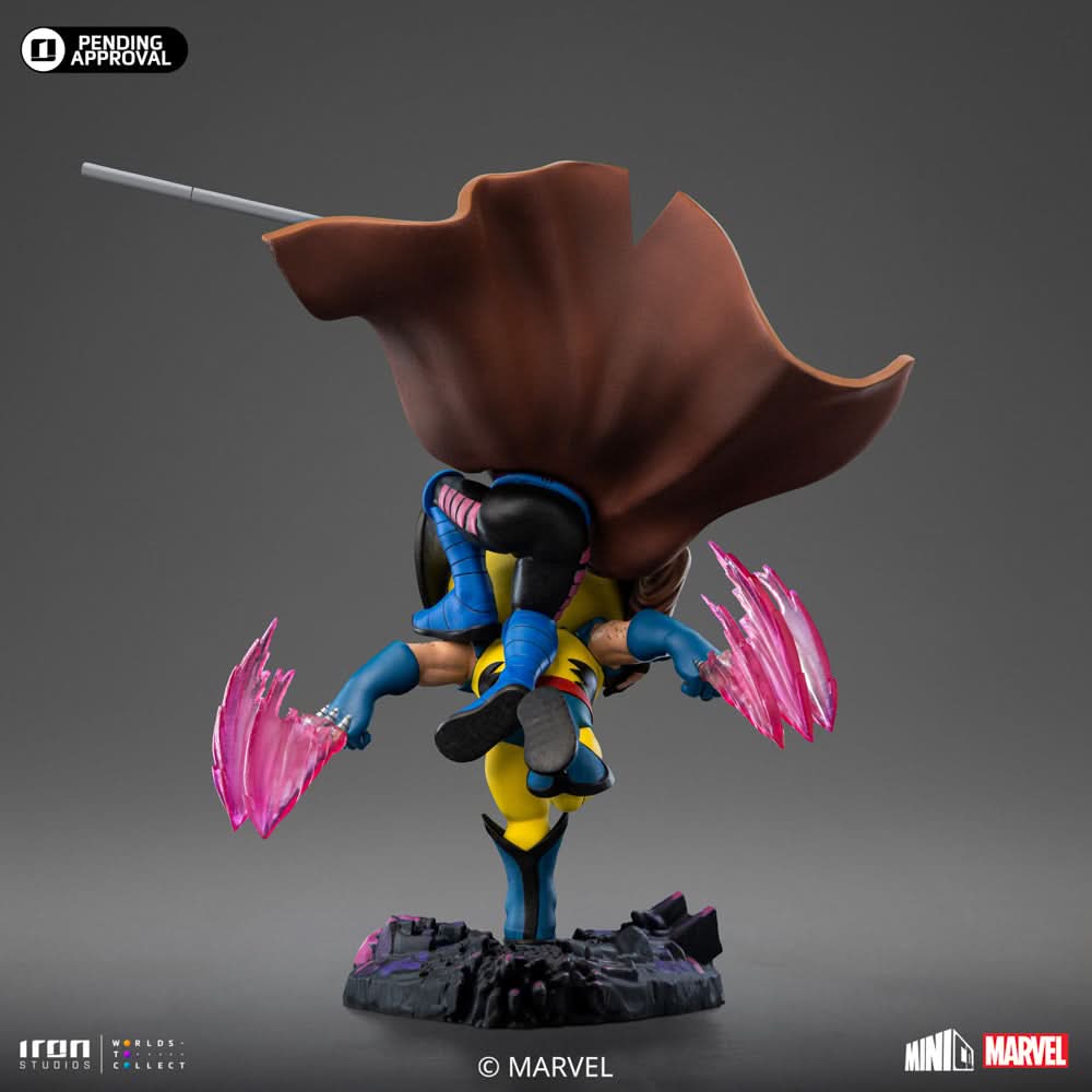 Statue Gambit and Wolverine - X-Men '97 - Minico - Iron Studios