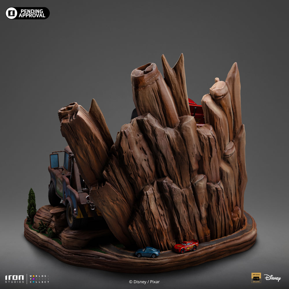Statue Lightning Mcqueen & Tow Mater - Cars - Deluxe Art Scale 1/10 - Iron Studios