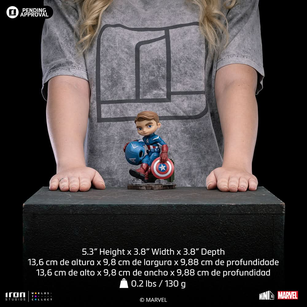 Statue Captain America - Infinity Saga - MIniCo - Iron Studios