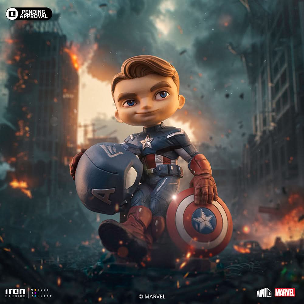 Statue Captain America - Infinity Saga - MIniCo - Iron Studios