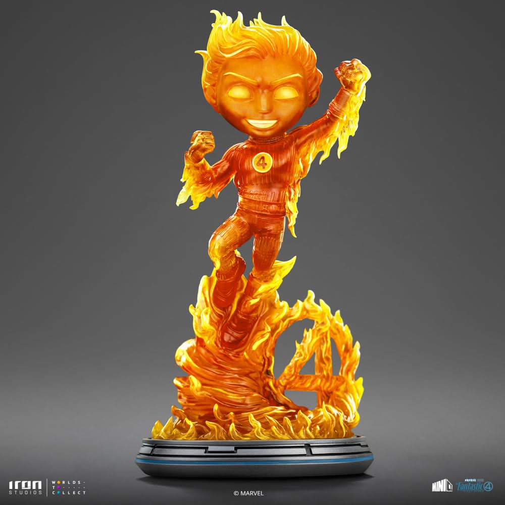 Statue Human Torch - The Fantastic Four: First Steps - Minico - Iron Studios