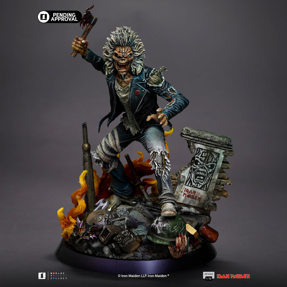 Statue Eddie (50th Year Anniversary) - Iron Maiden - Art Scale 1/10 - Iron Studios
