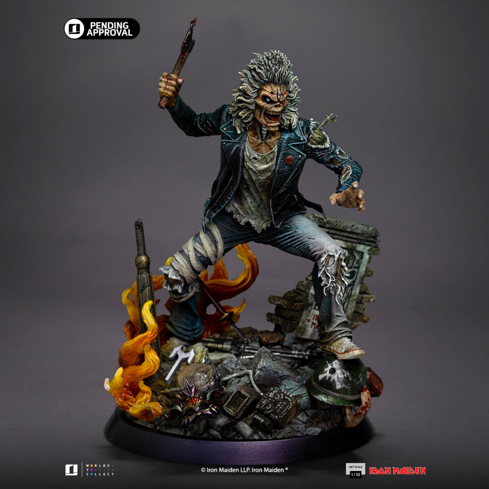 Statue Eddie (50th Year Anniversary) - Iron Maiden - Art Scale 1/10 - Iron Studios