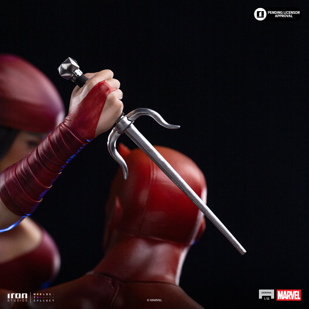 Pre-Order - Statue Daredevil and Elektra - Marvel Comics - Diorama 1/6 - Iron Studios