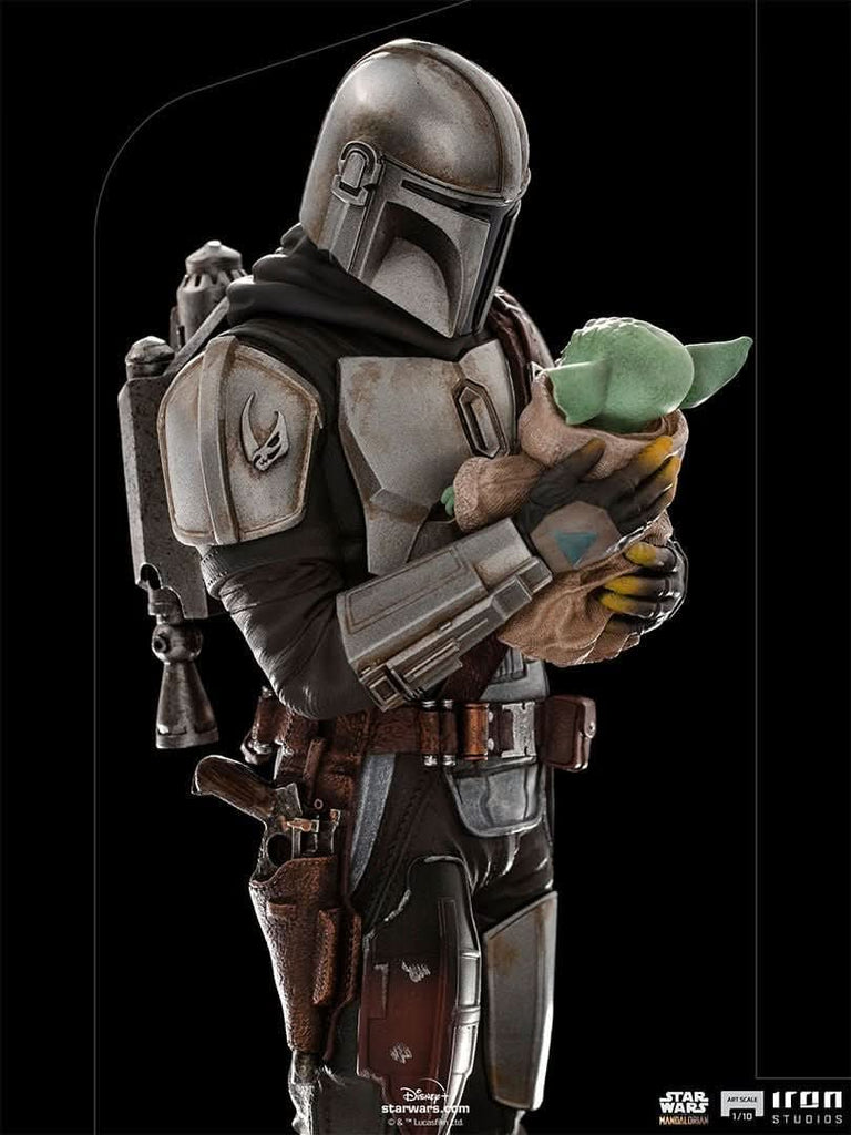 The Mandalorian and Grogu - Star Wars: The Mandalorian - Art Scale 1/10 - Iron Studios