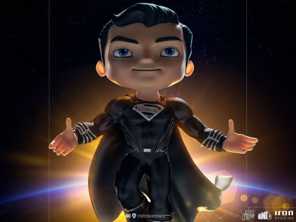 Superman Black Suit - Zack Snyder's Justice League - Minico - Iron Studios