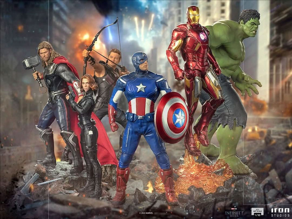 Statue Hawkeye (Battle of New York) - The Infinity Saga - BDS Art Scale 1/10 - Iron Studios