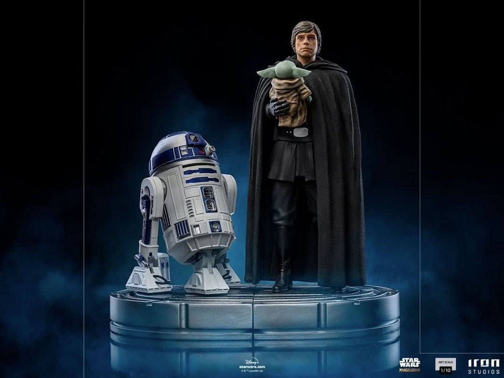 Luke Skywalker and Grogu - Star Wars: The Mandalorian - Art Scale 1/10 - Iron Studios