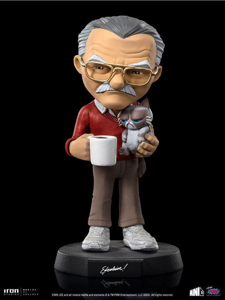 Stan Lee with Grumpy Cat - Pow - Minico - Iron Studios