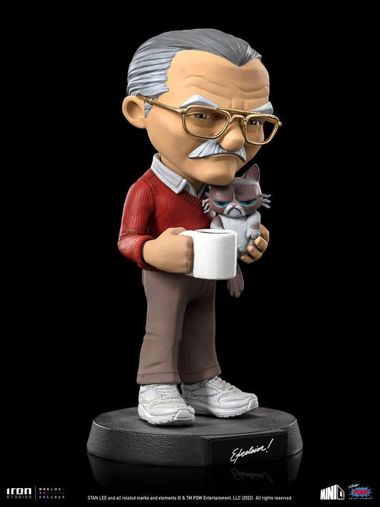 Stan Lee with Grumpy Cat - Pow - Minico - Iron Studios