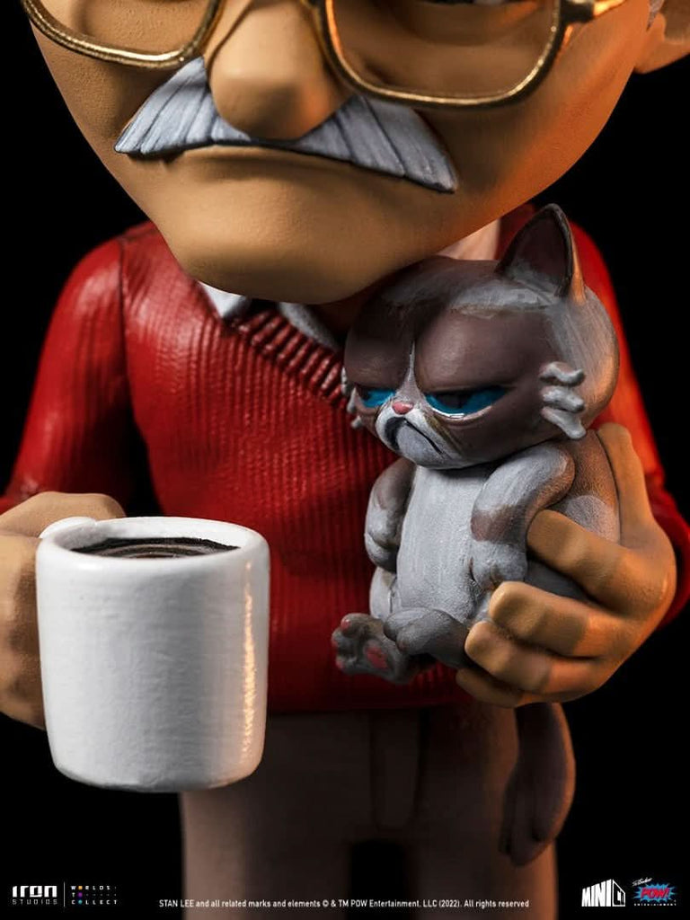 Stan Lee with Grumpy Cat - Pow - Minico - Iron Studios