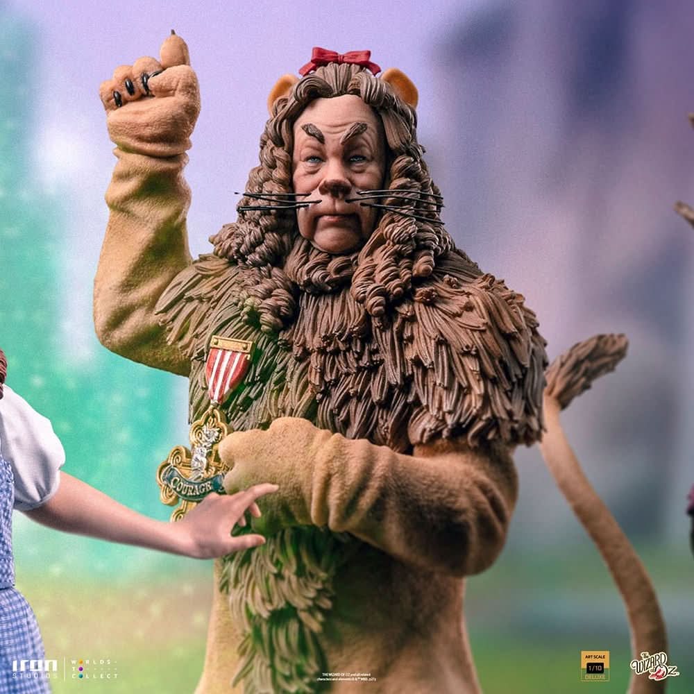 Statue Cowardly Lion Deluxe - The Wizard of Oz - Art Scale 1/10 - Iron Studios