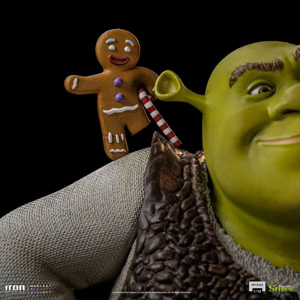 Shrek, Donkey and The Gingerbread Man - Shrek - Art Scale 1/10 - Iron Studios