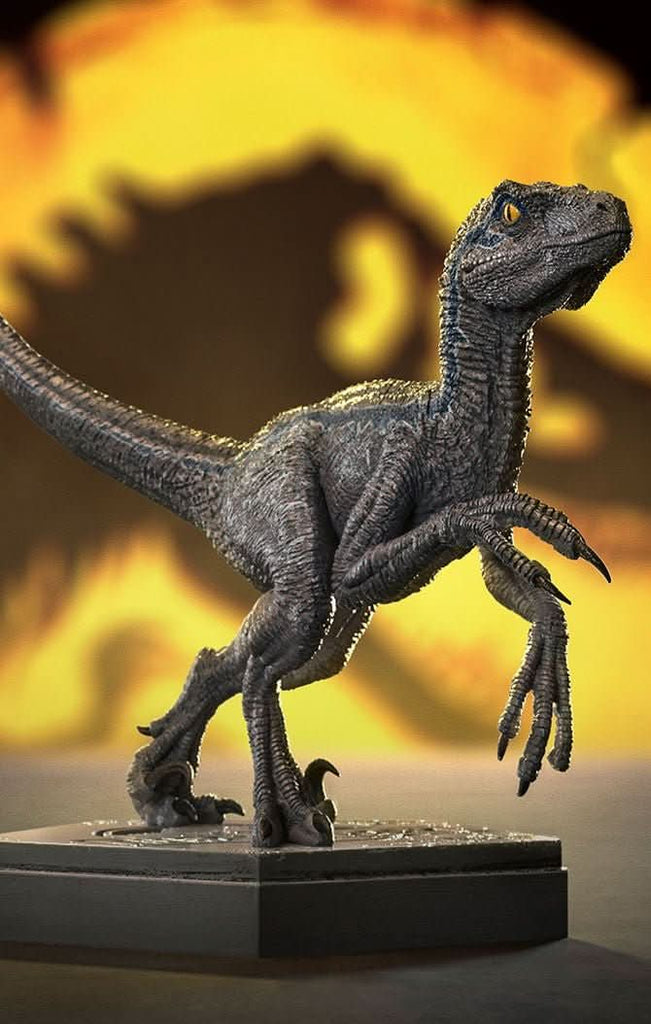 Velociraptor Blue A - Jurassic World - Icons - Iron Studios