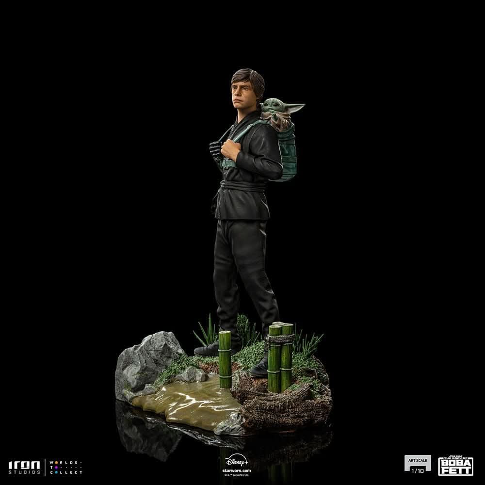 Statue Luke Skywalker and Grogu Training Version - Star Wars: The Book of Boba Fett - Art Scale 1/10 - Iron Studios