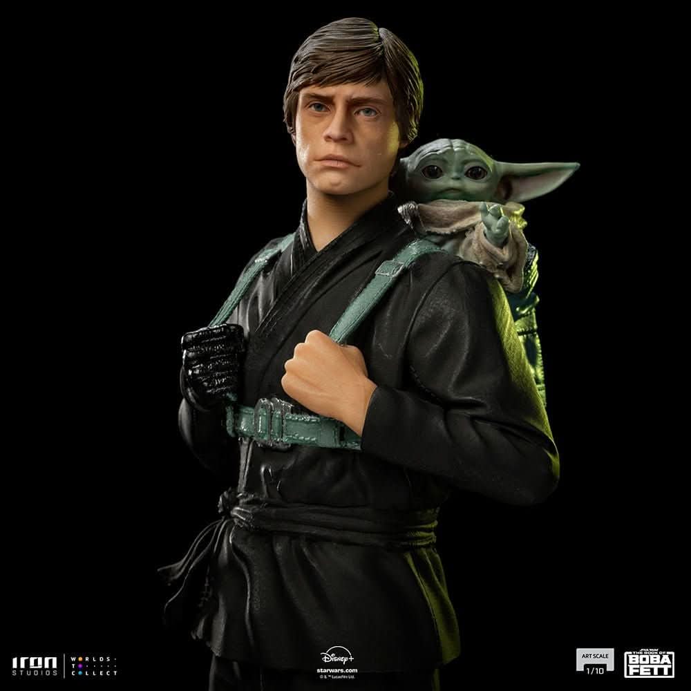 Statue Luke Skywalker and Grogu Training Version - Star Wars: The Book of Boba Fett - Art Scale 1/10 - Iron Studios