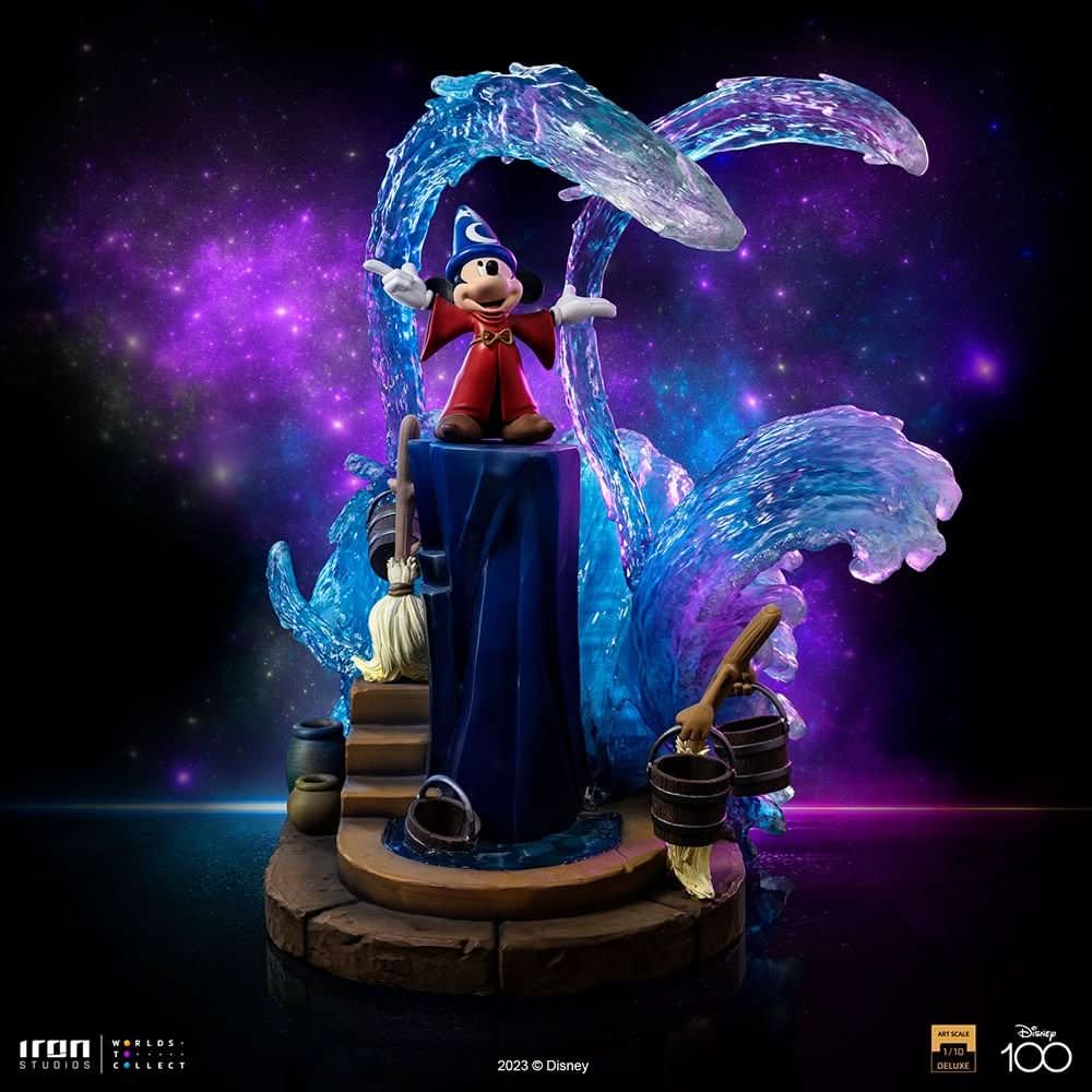 Mickey Deluxe - Disney 100th - Fantasia - Art Scale 1/10 - Iron Studios