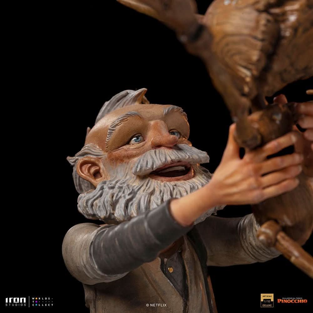Statue Geppetto & Pinocchio Deluxe (Signed Version) - Pinocchio - Art Scale 1/10 - Iron Studios