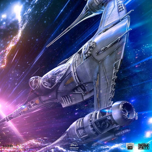 Statue Mando`s Starfighter N - 1 - Star Wars - Demi Scale 1/20 - Iron Studios