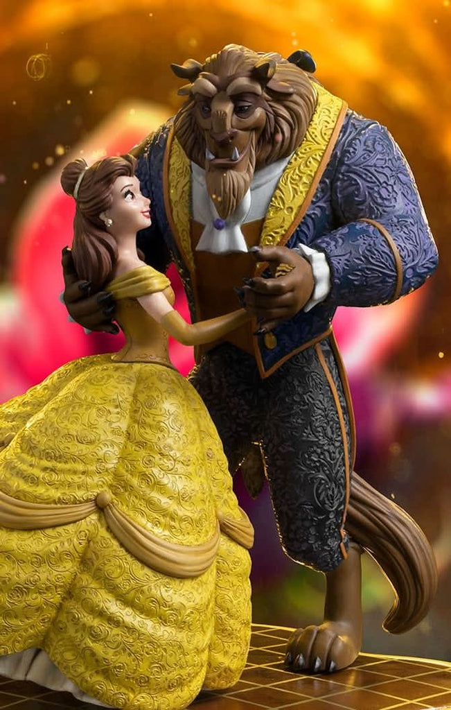 Statue Beauty and The Beast 100 Years Version - Disney 100th - Beauty and The Beast - Art Scale 1/10 - Iron Studios