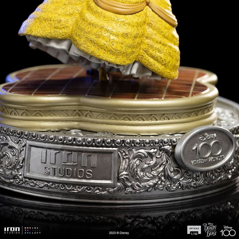 Statue Beauty and The Beast 100 Years Version - Disney 100th - Beauty and The Beast - Art Scale 1/10 - Iron Studios