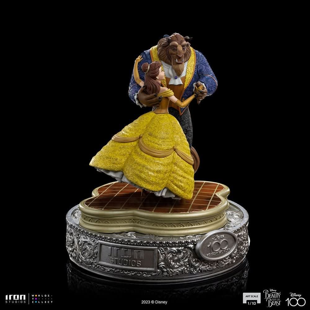 Statue Beauty and The Beast 100 Years Version - Disney 100th - Beauty and The Beast - Art Scale 1/10 - Iron Studios