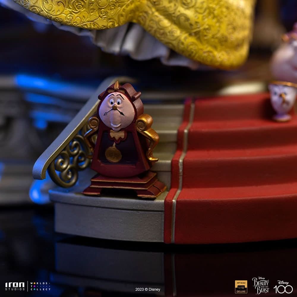 Statue Beauty and The Beast Deluxe - Disney 100th - Beauty and The Beast - Art Scale 1/10 - Iron Studios
