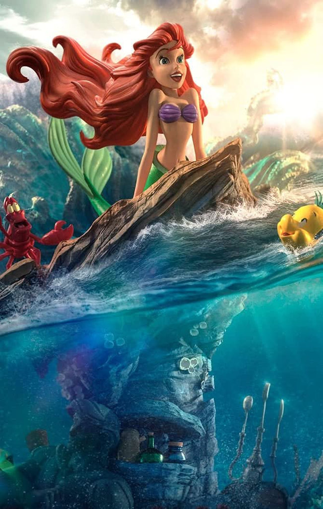 Statue Little Mermaid Deluxe - Disney 100th - Little Mermaid - Art Scale 1/10 - Iron Studios