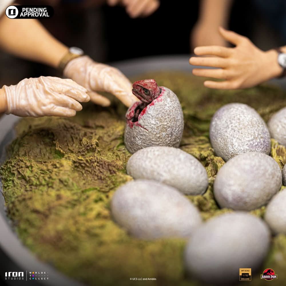 Dino Hatching Deluxe - Jurassic Park - Art Scale 1/10 - Iron Studios