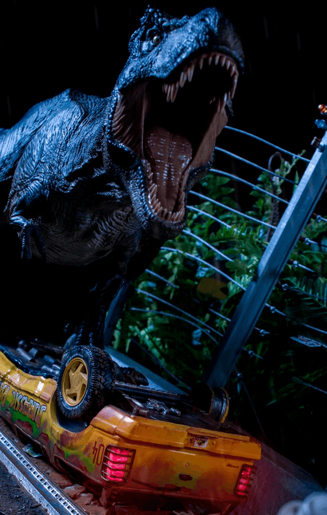 Statue T-Rex Attack - Art Scale 1/10 - Jurassic Park - Set A/B - Iron Studios
