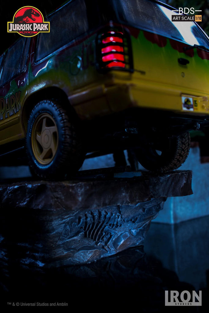Statue T-Rex Attack - Art Scale 1/10 - Jurassic Park - Set A/B - Iron Studios