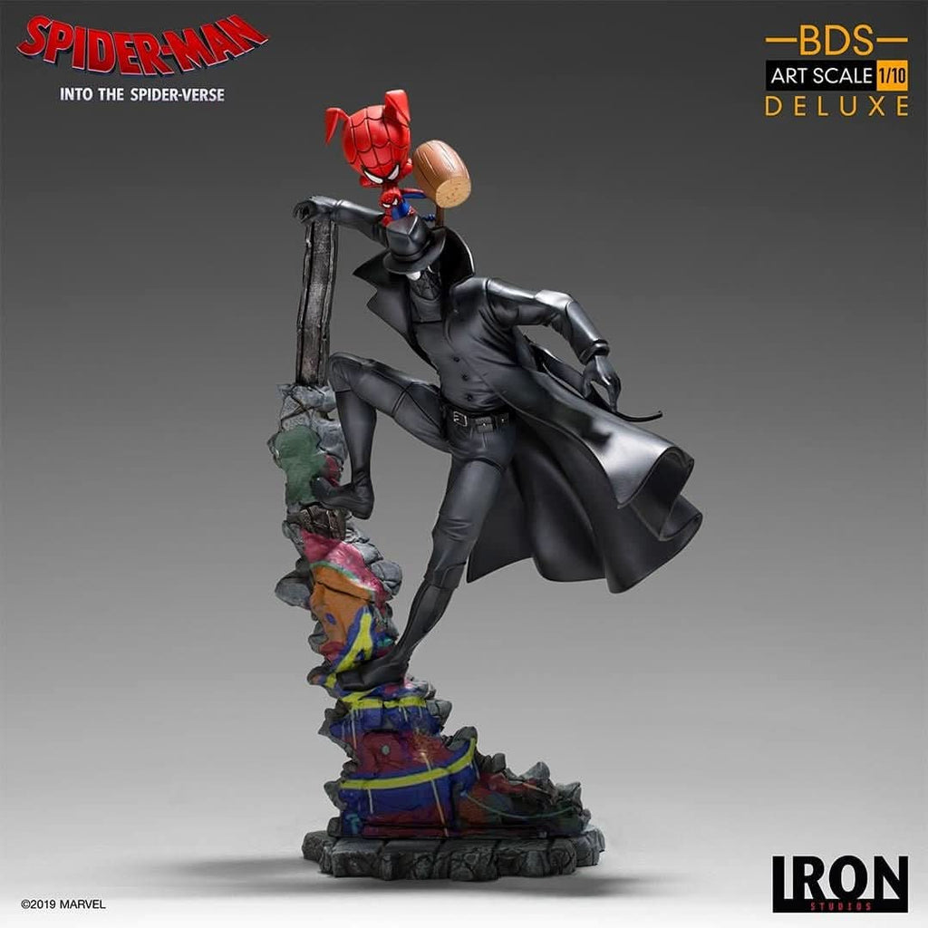 Spider Noir and Spider Ham - Spiderman: Into The Spiderverse - Art Scale 1/10 - Iron Studios