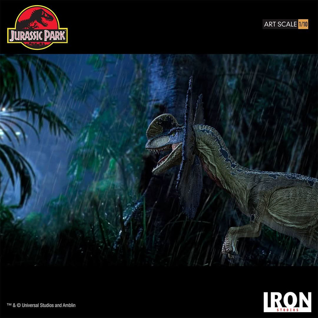 Dilophosaurus - Jurassic Park - Art Scale 1/10 - Iron Studios