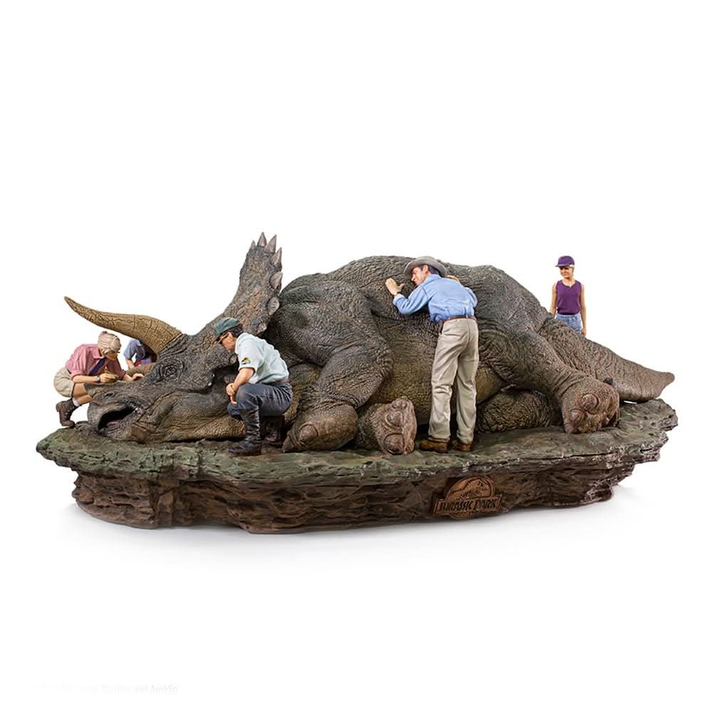 Triceratops Diorama - Jurassic Park - Art Scale 1/10 - Iron Studios